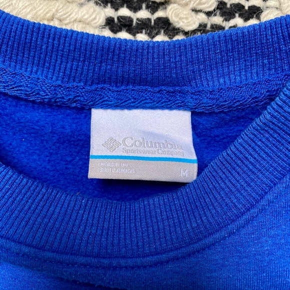 Blue Columbia sweater - Picture 3 of 3